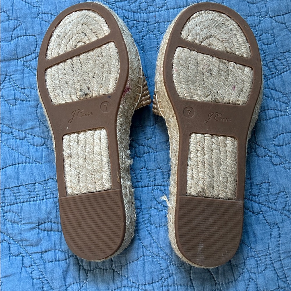 J. Crew Raffia Slides 🏝️ - Picture 4 of 5
